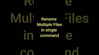 How to Rename multiple files fast [upl. by Shem30]