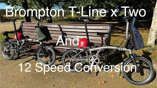 Brompton TLine X 2 And How Mark Did His 12 Speed Conversion [upl. by Yecart]