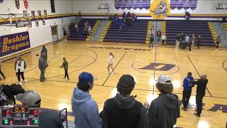 Deshler High School vs Tri County High School Mens Varsity Basketball [upl. by Einiffit]