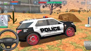 New Red Rims To Catch Criminals Police Car Simulator  Police Sim 2022  Part  20  Skeleton Play [upl. by Submuloc]