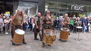 Clanadonia Scottish tribal band play quotYa Bassaquot live during 2017 Medieval Festival  4K UHD [upl. by Mallorie597]