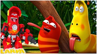 LARVA  RED ROBOT  CARTOON MOVIE FOR LIFE THE BEST OF CARTOON  HILARIOUS CARTOON COMPILATION [upl. by Icyak]