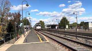 NJT 4504 ALP45 leads NJT 5179 at Dunellen with a friendly crew [upl. by Dalenna415]