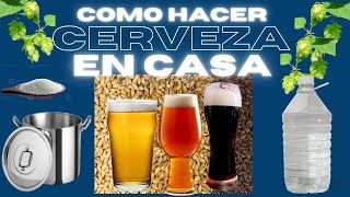 Como Hacer Cerveza En Casa Cerveza Sin Equipo Especial Cerveza Facil y rapido Cerveza Artesanal Saga [upl. by Pearlman]