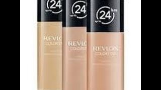 REVUE COLOR STAY REVLON  REVIEW COLOR STAY FOUNDATION BY REVLON [upl. by Ymirej597]