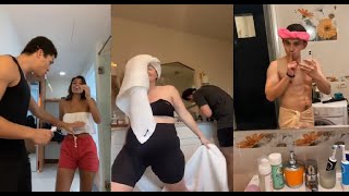 Towel Prank Funny Tik Tok Compilation 2021 [upl. by Tooley775]