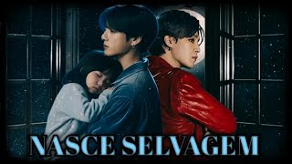 FILME JIKOOK 🎨 NASCE SELVAGEM ✈️ PARTE IV AM [upl. by Afatsuom264]