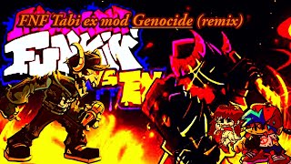 FNF Tabi ex mod Genocide remix version [upl. by Amleht]