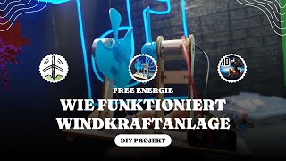 Freie Energie aus Windkraft Bau und Funktionsweise einer Windkraftanlage [upl. by Francisca]