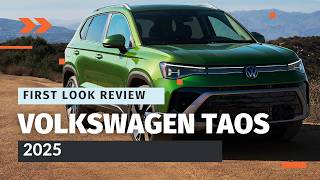 2025 Volkswagen Taos First Look Review  Upgraded Design New Tech amp More Power [upl. by Einafats]