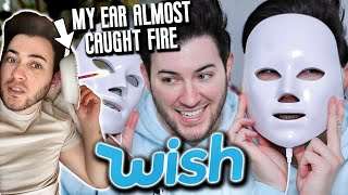 I BOUGHT THE SKETCHIEST WISH BEAUTY PRODUCTS Wish Haul gets WEIRD [upl. by Atir]