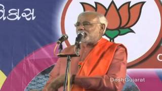 Narendra Modis Bapunagar speech for Gujarat BJP campaign [upl. by Nathanil]