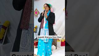 kirtan by Gayatri Karuna Devi Dasi Wife of Prashant Mukund Prabhu iskcon viral trending trend [upl. by Anivid]