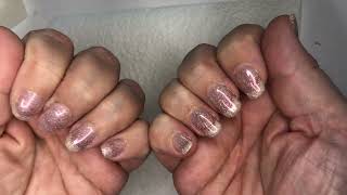 Temu Gel Glitter Nail Polish Review [upl. by Yobybab963]