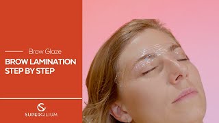 BROW LAMINATION STEP BY STEP TUTORIAL [upl. by Assillem]