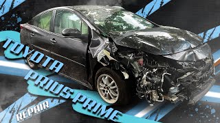 Toyota Prius Front end repair Ремонт переда [upl. by Yentrac]