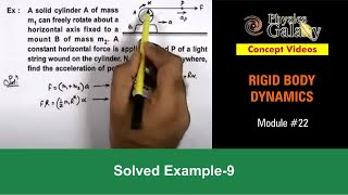 Class 11 Physics  Rigid Body Dynamics  22 Example9 on Rotational Motion  For JEE amp NEET [upl. by Ravid]