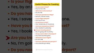 English Conversation Practice for Traveling Learn Useful Phrases Improve English Speaking Skills [upl. by Ephraim346]