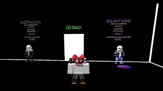 Roblox Undertale Soul Ops 2 Gans And Galaxy Sans Showcase Read Desc For More Info [upl. by Eelrak]