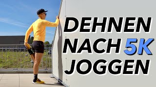 7 min DEHNEN NACH JOGGEN Dehnungsroutine nach dem 5KLauf [upl. by Annehs]