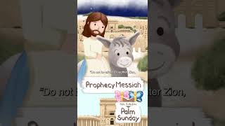 EASTER PROPHECY MESSIAH PALM SUNDAY · THE TRIUMPHAL ENTRY · BIBLE STORIES FOR CHILDREN KIDS shorts [upl. by Tibbetts]