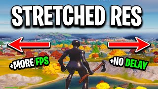 How To Get Stretched Resolution In Fortnite Chapter 5 WORKING 2024 [upl. by Ahsimrac]