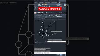 Autocad mechanical practice drawing  2d drawing  autocad tutorial in hindi  autocad 2d [upl. by Jopa201]