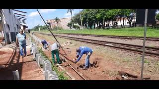 OBRA BARRACÃO FERROVIÁRIO COMPAGER ROLÂNDIA [upl. by Natalie628]