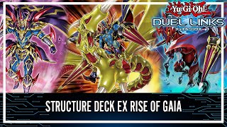 Gaia The Fierce Knight with Structure Deck EX Rise of Gaia YuGiOh Duel Links [upl. by Assiram]