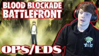 Blood Blockade BattlefrontKekkai Sensen ALL OPENINGSENDINGS Reaction All OPs and EDs Reaction [upl. by Eilarol]