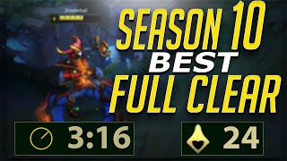 Season 10 Shyvana FASTEST Clear  Level 4 When Scuttle Spawns NO LEASH [upl. by Eniamrej843]