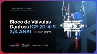 Bloco de Válvulas Danfoss ICF 2049 34 ANSI  Código 027L3069 [upl. by Hsemin]