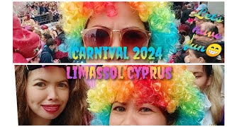 PART1 CARNIVAL LIMASSOL CYPRUS 2024carnival2024 [upl. by Suryc]