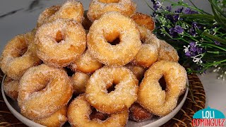 ROSQUILLAS CON SOLO 6 INGREDIENTES Las rosquillas son la merienda perfecta para compartir  DULCES [upl. by Meek]