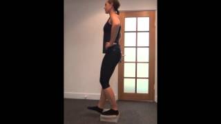 All Care Physio  Knee Exercises  Step Down [upl. by Ellirpa859]