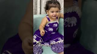 GRWM for Diwali outfit 17 cutebaby babyfashionblogger babyfashionista babygrwm [upl. by Abeu]