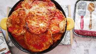 PARMIGIANA DI MELANZANE FRITTE RICETTA SEMPLICE E VELOCE [upl. by Yrrag180]