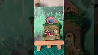 firefly forest 🦋✨miniature booknook diy ミニチュア [upl. by Fulviah623]