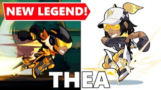 THEA SPEEDS into BRAWLHALLA • ALL Skins  NEW Boomerang ITEM • Brawlhalla 1v1 Gameplay [upl. by Elocal354]