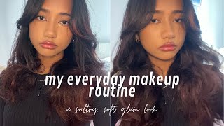 my everyday makeup routine ♡  a soft glam sultry look [upl. by Keir]