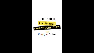 Supprimer un fichier sur Google Drive avec un raccourci clavier pour Chromebook [upl. by Derick]