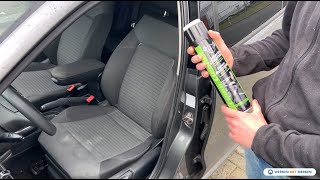 Vlek verwijderen uit auto bekleding [upl. by Renba]