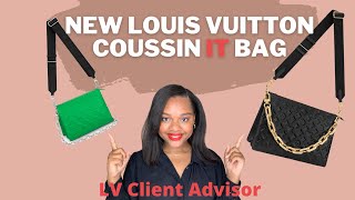 PM or MM THE COUSSIN  NEW Louis Vuitton Crossbody Bag  Try on With Me  LV Bag Review 2021 [upl. by Airdnna503]