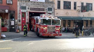 FDNY Squad 1 Responds Urgently To Box 1575 [upl. by Shear]