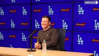 2022 NLDS Andrew Friedman talks Craig Kimbrel Dustin May Blake Treinen amp Dave Roberts guarantee [upl. by Annahavas]