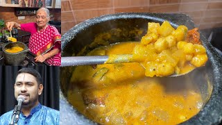 KOOTU Recipe  Poosanikai Kootu  Ash gourd  பூசணிக்காய் கூட்டு  RP Shravan sings Ashtapadi [upl. by Namurt920]