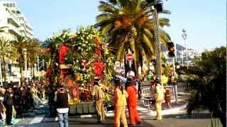 Flower Parade Nice 2013  Free CLIP0039 [upl. by Alih837]