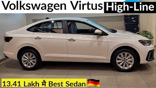 GERMAN🇩🇪SEDAN  New Volkswagen Virtus 2024  Highline 10 Tsi At  Virtus Highline 2024 [upl. by Yahsal]