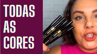 NOVOS LÁPIS EM GEL POWER STAY AVON  RESENHA [upl. by Necyla323]