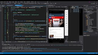 Xamarin Android WebView in Visual Studio 2019  Getting Started [upl. by Rein209]